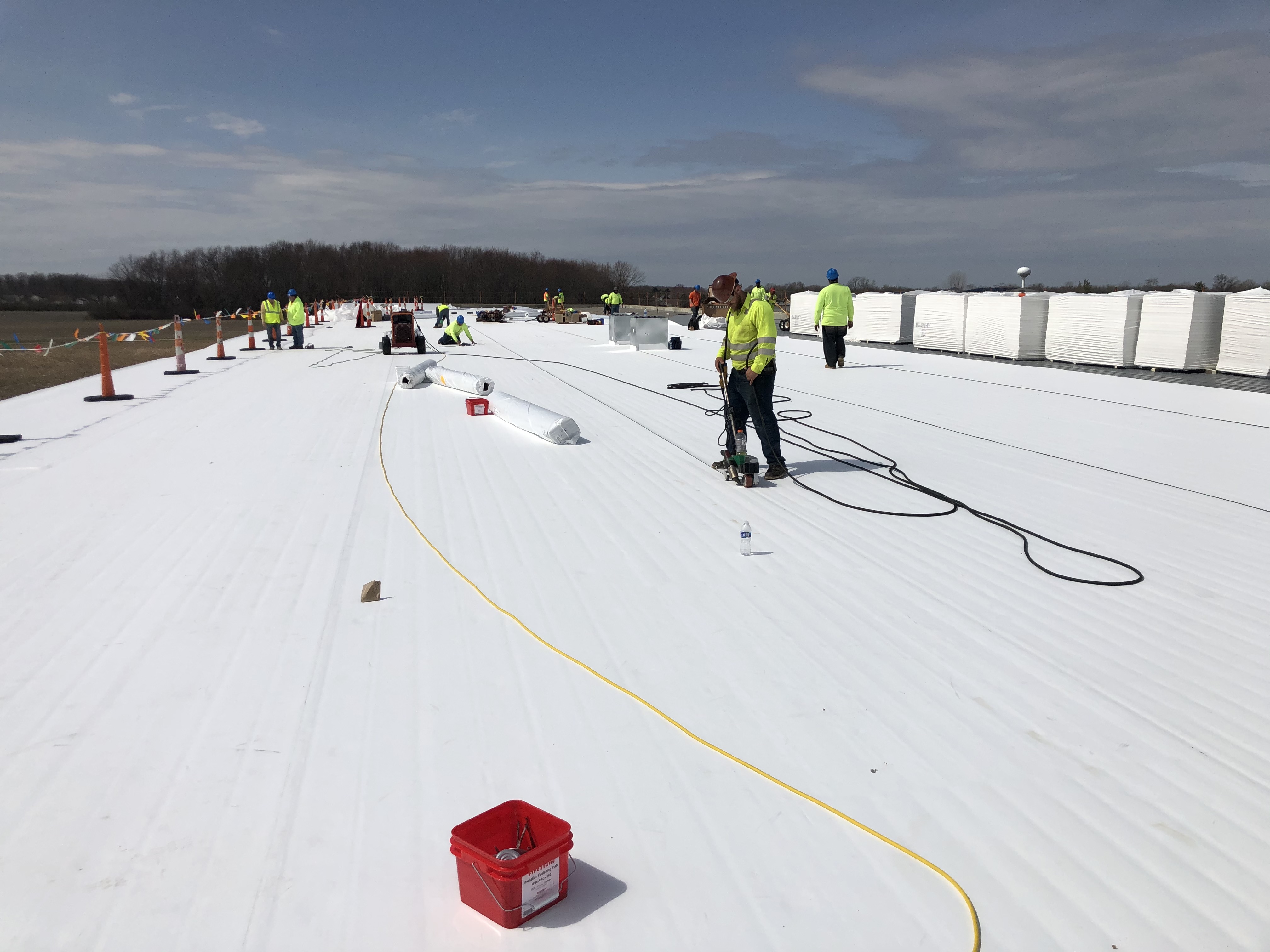 Industrial Commercial PVC Commercial Roofing System Command Roofing